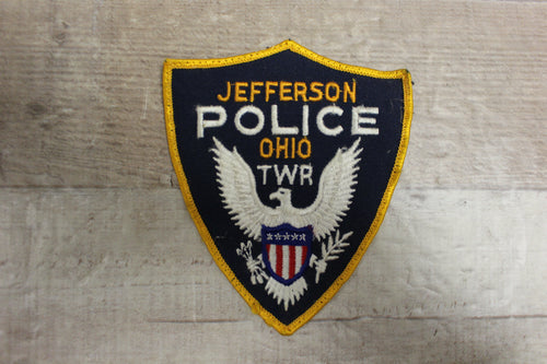 Jefferson Police Ohio TWR Patch - Used