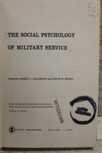 Load image into Gallery viewer, The Social Psychology of Military Service - Nancy Goldman & David Segal