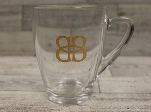 Baileys Original Irish Cream Clear Glass Coffee Mug Cup - Used