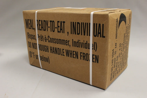 Military MRE Ready-To-Eat Individual Meals - Choose Dates & Case A or B - New
