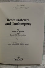 Load image into Gallery viewer, Restaurateurs and Innkeepers by Irene M. Franck & David M. Brownstone