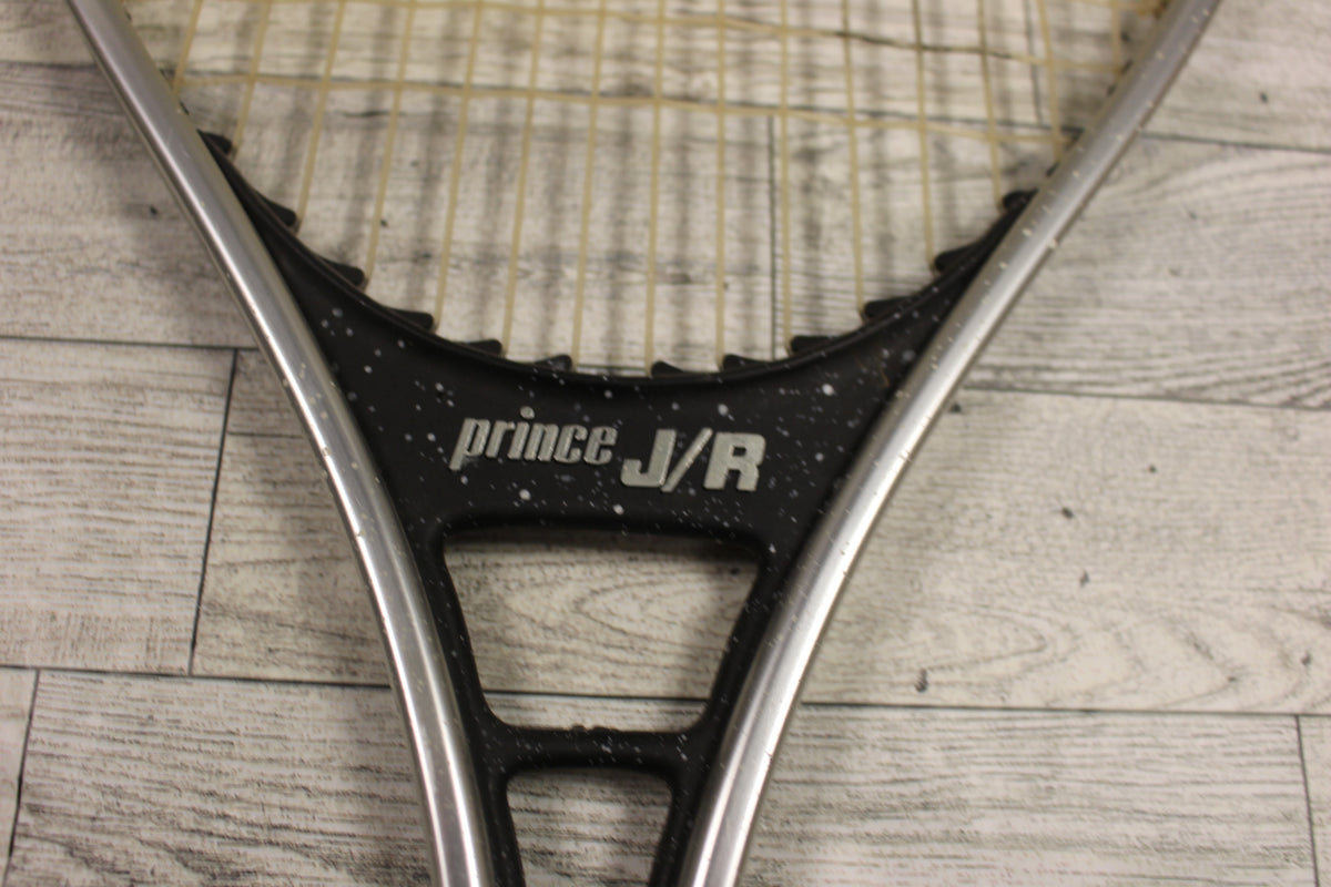 Ancienne Raquette De Tennis Prince 1983 J/R 4 Alu – Argent Et Housse Incluse