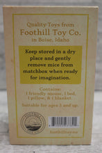 Load image into Gallery viewer, Foothill Toys Susie The Schoolhouse Mouse Playset with Mouse in a Pencil Box Bed