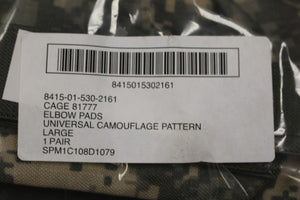 US Army Military ACU Elbow Pads - Large - 415-01-530-2161 - New!!