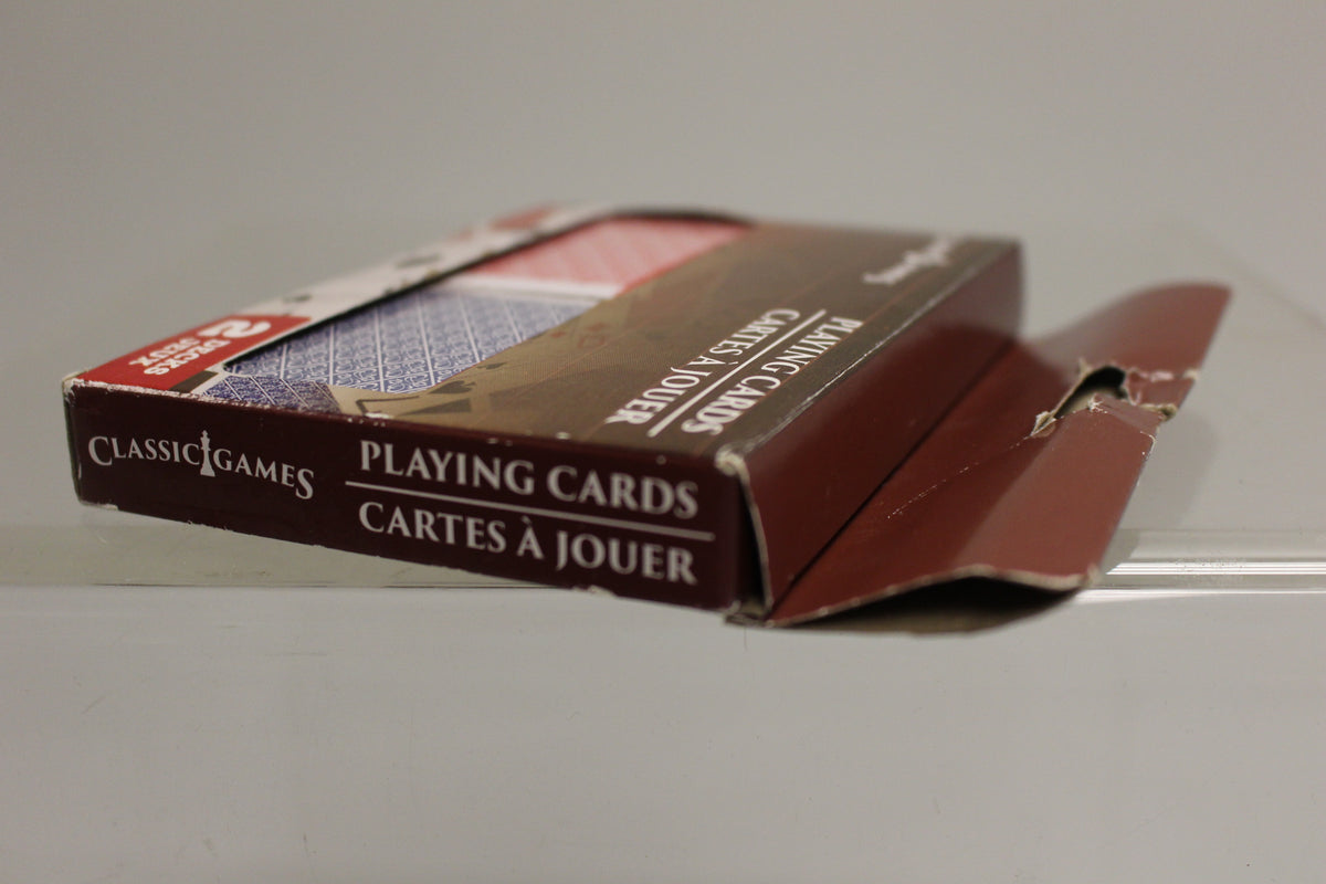 Classic Games 2 Decks of Poker Playing Cards - Sealed - New – Military ...