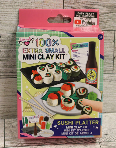 Fashion Angels Extra Xtra Small Sushi Platter Mini Clay Kit - New