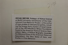 Load image into Gallery viewer, Decisions in Crisis by Michael Brecher - Israel, 1967 and 1973