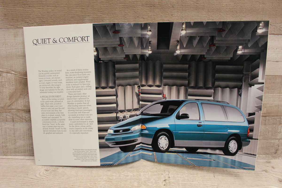 Vintage 1995 Ford Windstar Brochure Catalog Used Military Steals and