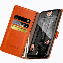 Load image into Gallery viewer, Suanpot T-Mobile Revvl V+/V Plus 5G Wallet Case - Credit Card Holder - Orange
