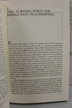 Load image into Gallery viewer, Sais Papers Peacekeeping on Arab-Israeli Fronts by Nathan A. Pelcovits