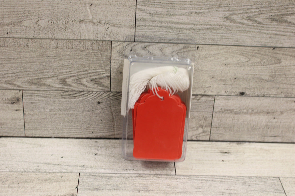 Office Depot Merchandise Tags Size 8 (1.69" x 2.75") Red Pack Of