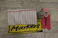 Load image into Gallery viewer, Foothill Toys Susie The Schoolhouse Mouse Playset with Mouse in a Pencil Box Bed