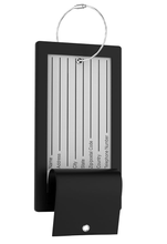 Load image into Gallery viewer, Letter T Luggage Tag Initial Bag Tag - Fully Bendable Tag w/Stainless Steel Loop