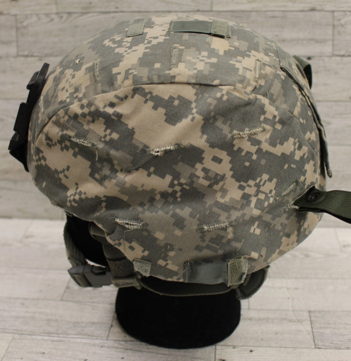 MSA Advanced Combat Helmet (ACH) with Cover, Pads, Mount, & Chin Strap