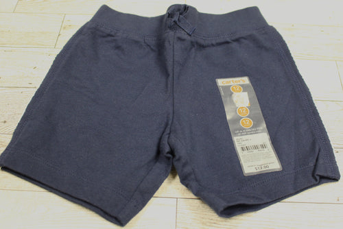 Carter's Navy Blue Shorts - 12 Months - New