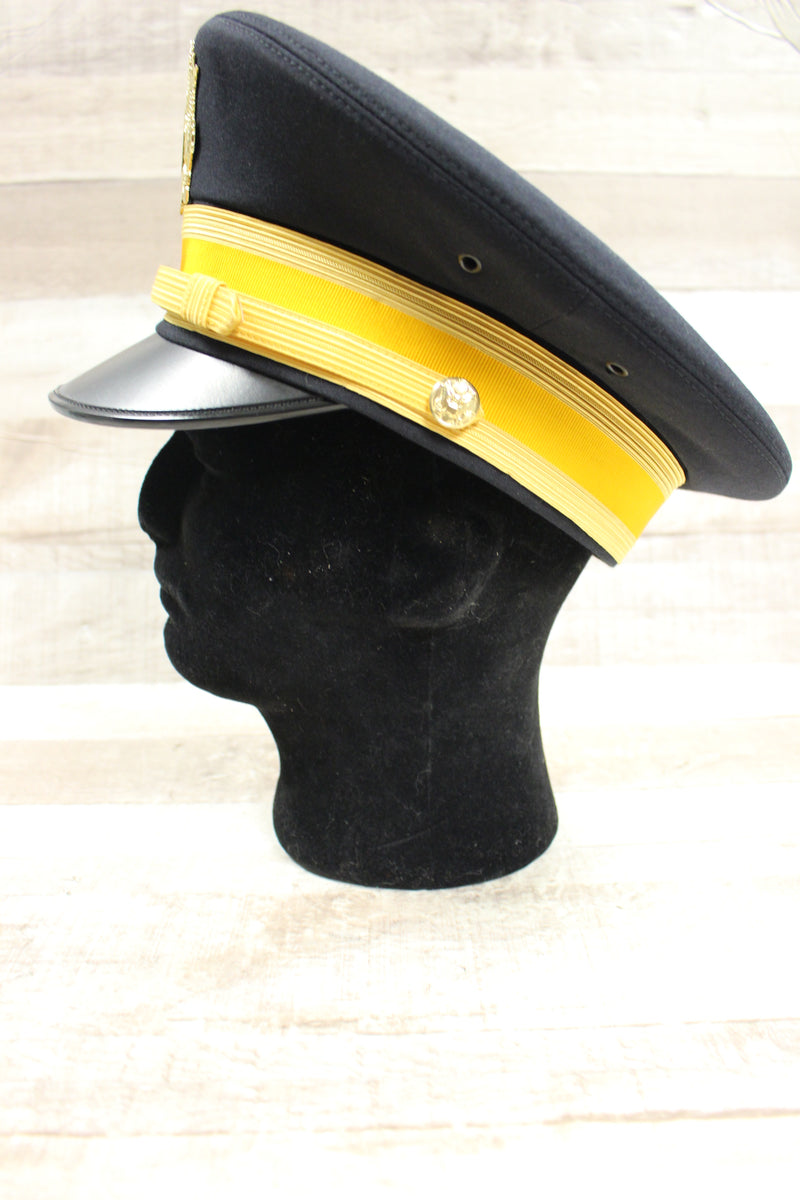 Kingform US Army Officer Dress Blue Cap Size 7 1/4 Used Military