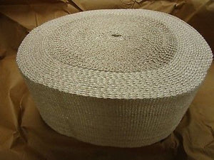 100 Ft Fire Resistant Glass Textile Tape, Part Number: MIL-C-20079, New