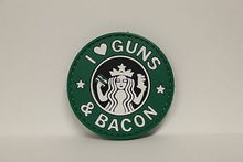 Load image into Gallery viewer, 5ive Star Gear I Love Guns and Bacon Morale Patch, 2.25&quot; Round, New, Hook Back