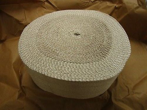 100 Ft Fire Resistant Glass Textile Tape, Part Number: MIL-C-20079, New