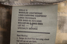 Load image into Gallery viewer, Molle II ACU Modular Lightweight Load-Carrying Equipment Rucksack Large Pack