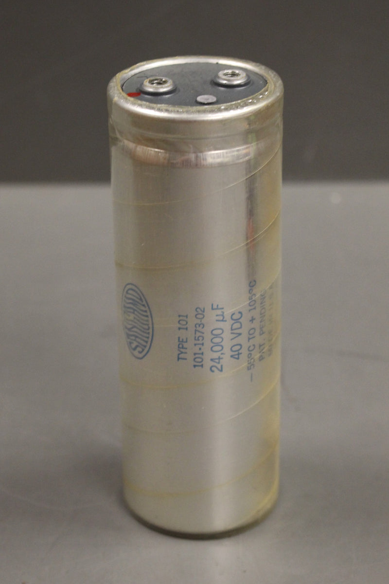 Electrolytic Fixed Capacitor, 101243U040BF2A, 77C717442P011, Silver, N Military Steals and Surplus