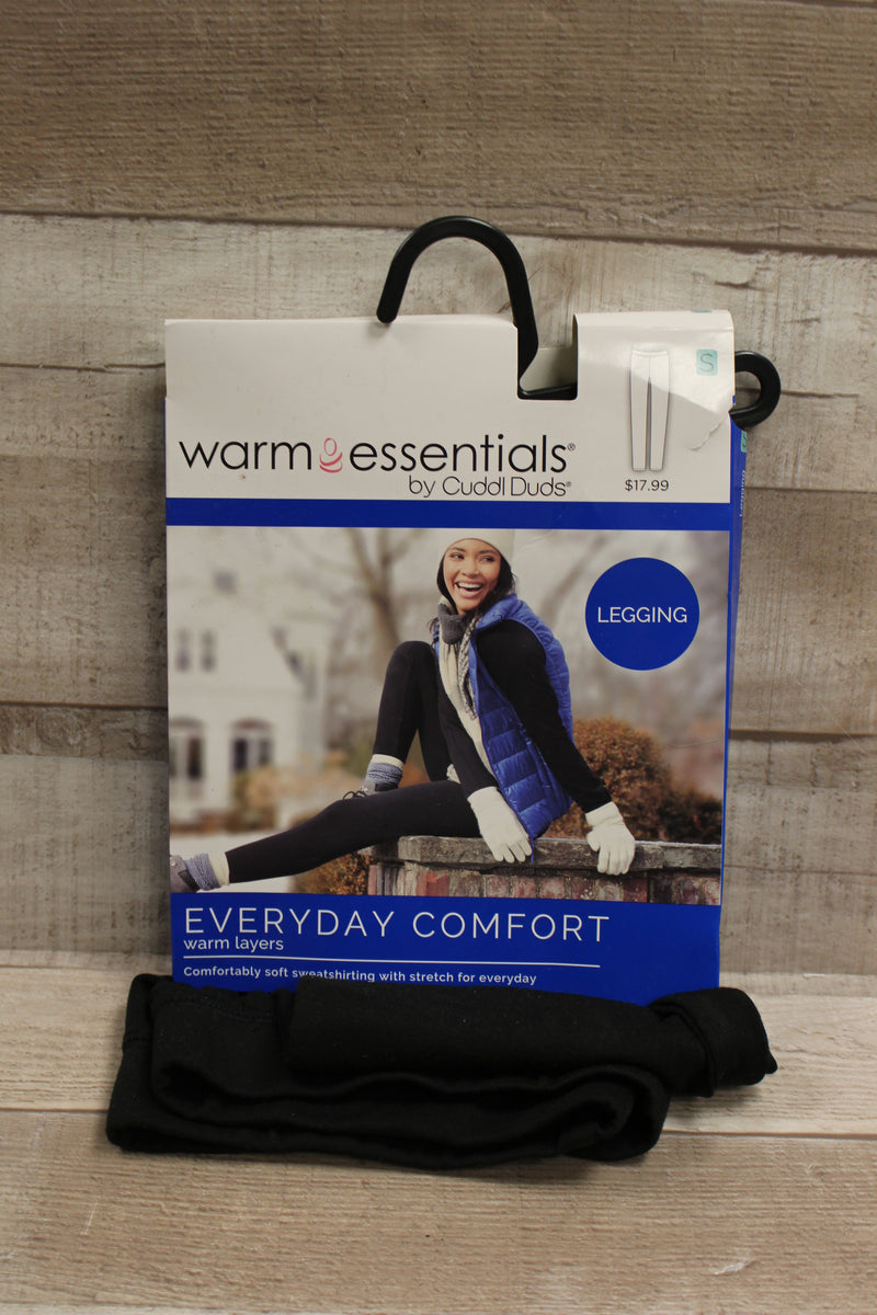 Warm Essentials by Cuddl Duds Women's Everyday Comfort Leggings Smal