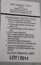 Load image into Gallery viewer, DSCP US Army Woman's Green Tuck In Dress Shirt - 16R - 10-01-414-7116 - New!