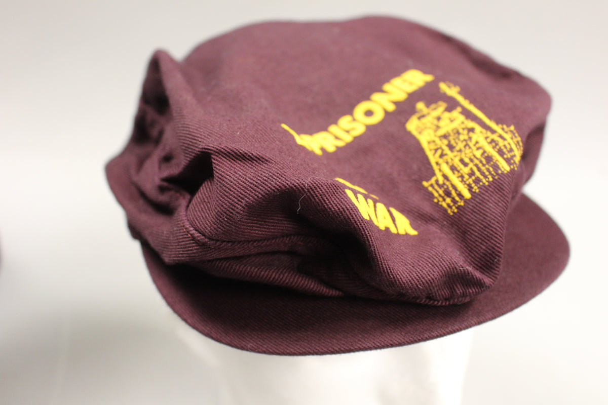 X-Prisoner of War Cap Hat - Maroon - One Size - Used