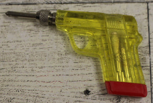 Vintage KS Pistol Gun Screwdriver Set - 3 pc Multi Tool - Yellow - Used