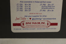 Load image into Gallery viewer, June Tailor Rotary Cutting Mat - 5" x 5" Grid Size - New