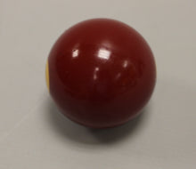 Load image into Gallery viewer, Vintage Number 7 Burgandy Striped Replacement Pool Ball - Used