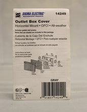 Load image into Gallery viewer, Sigma Electric Outlet Box Cover - Horizontal Mount - 14249 - New