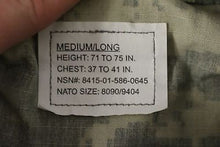 Load image into Gallery viewer, ACU Perm Guard Combat Coat, Size: Medium-Long, NSN: 8415-01-586-0645, New