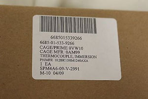 Thermocouple Immersion, NSN 6685-01-533-9266, P/N 1K2BK15HM1240AXA, NEW!