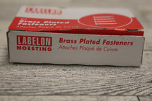 Load image into Gallery viewer, Noesting Brass Plated Fasteners - #2 - 100 Count - New