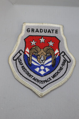 Graduate USAF Resident Aerospace Medicine-Ram Hook and Loop Patch -Used