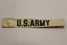 Load image into Gallery viewer, U.S. Army Branch Name Tape Tab - Desert DCU 3 Color - Sew On - New