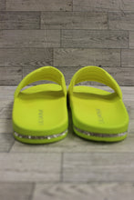 Load image into Gallery viewer, Liliana Magnolia Neoprene Slides Flipflops w/ Rhinestones- Size: 9 - Green - New