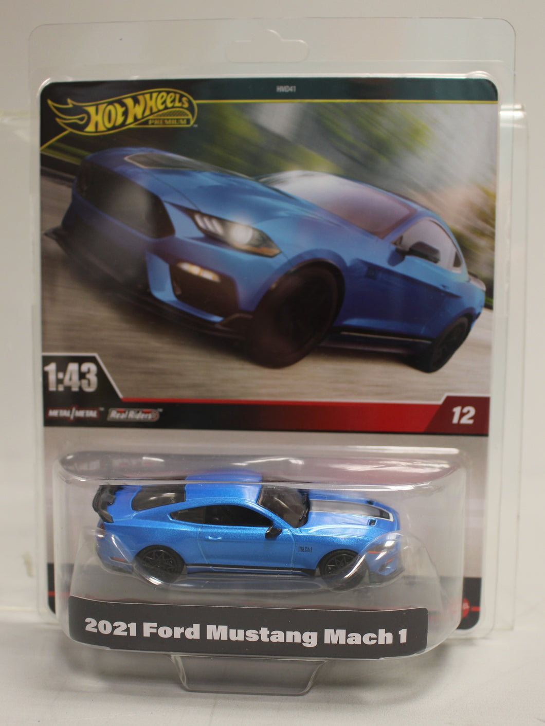 Hot Wheels 1:43 2021 Ford Mustange Mach 1 - Blue - New