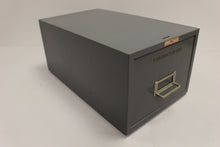 Load image into Gallery viewer, Vintage GWS Metal Contractors Card File Box - Used