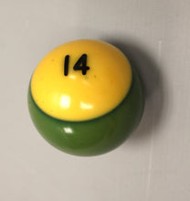 Load image into Gallery viewer, Vintage Number 14 Purple Striped Replacement Pool Ball - Used