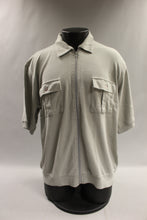 Load image into Gallery viewer, Duke Haband Men&#39;s Zip Up Vest Shirt With Pockets Size Large -Grey-Used