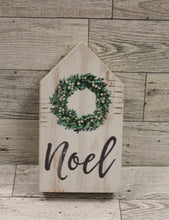 Load image into Gallery viewer, Hobby Lobby Farmhouse Christmas NOEL Wood Sign - New