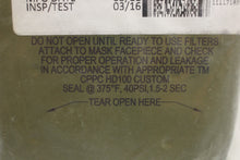 Load image into Gallery viewer, Chemical-Biological Gas Mask Filter - 4240-01-529-2289 - Dated 2011 - Sealed