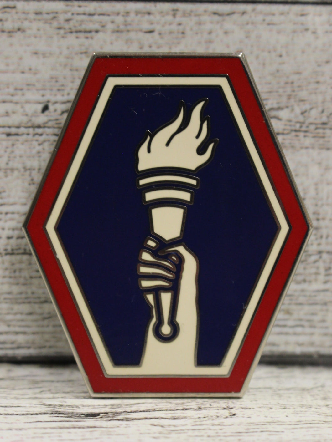 US Army 442nd Infantry Regiment Combat Service Identification Badge (CSIB) Pin