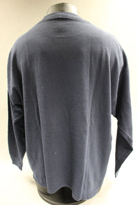 Basic Editions Men's Long Sleeve T Shirt Size XLarge -Blue -Used