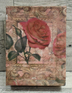 Paper Impages Blank Note Cards with Envelopes - Pack of 3 in Box -Roses Flowers