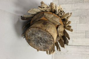 Vintage 16" Driftwood Christmas Tree - Hand Crafted - Rustic - Used