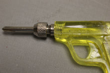 Load image into Gallery viewer, Vintage KS Pistol Gun Screwdriver Set - 3 pc Multi Tool - Yellow - Used