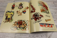Load image into Gallery viewer, Antique Replica Picture Scrapbook for Decoupage, Collage, Etc. - 30 Page - Color - Used